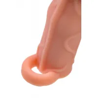 Изображение A-toys by TOYFA Насадка на пенис XLover by TOYFA для увеличения размера, TPE, телесный, 16 см