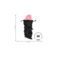 Фото  Мешочек Satisfyer Treasure Bag для хранения игрушек M, черный, 24*12 см