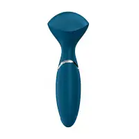 Фото  Вибромассажер для всего тела Satisfyer Mini Wand-er, силикон, синий, 16 см