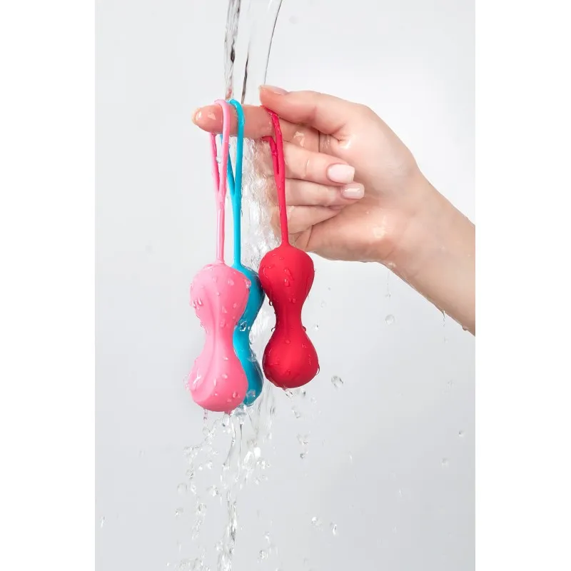 Изображение Satisfyer, Германия Набор вагинальных шариков Satisfyer Balls C02 Double, силикон, ассорти, Ø 3,2 см.