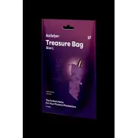 Изображение  Мешочек Satisfyer Treasure Bag для хранения игрушек L, фиолетовый, 26*15 см