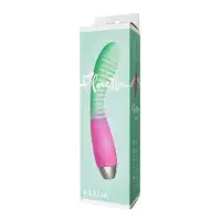 Изображение Flovetta by toyfa, Китай Вибратор с изогнутой головкой Flovetta AZALIA, силикон, мятно-розовый, 20,5 см