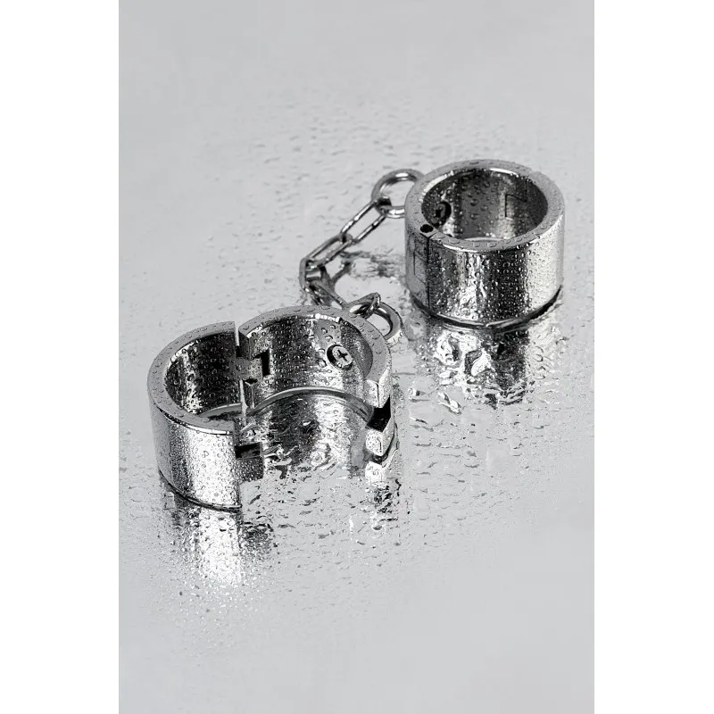 Фото Metal by TOYFA Наручники широкие, TOYFA Metal, серебристые