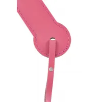 Паддл Pecado BDSM, твердый, натуральная кожа, пластик, розовый — купить в Минске Фото Паддл Pecado BDSM, твердый, натуральная кожа, пластик, розовый