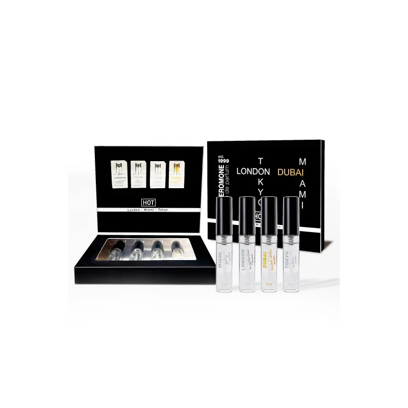 Фото  Сет феромонов для мужчин из 4 ароматов по 5 мл.