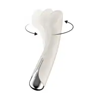 Фото  Вибратор для точки G  с ротацией Satisfyer Spinning G-Spot 1, силикон, бежевый, 16,8 см
