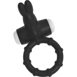Эрекционное кольцо с вибрацией Ring Venny-Penny, черный