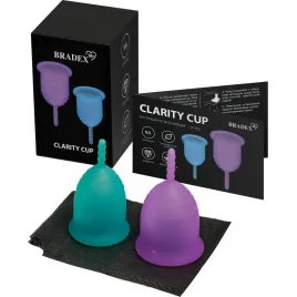 Набор менструальных чаш Clarity Cup, 2 шт. (S+L)