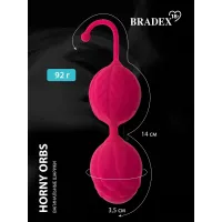 Фото Bradex, Россия Вагинальные шарики Horny Orbs, фуксия