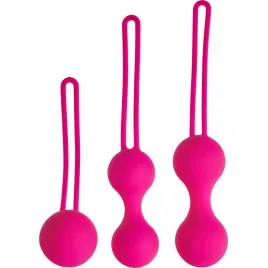 Набор вагинальных шариков Shrink Orbs, фуксия