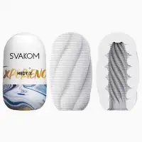 Изображение Svakom, США Мастурбатор нереалистичный Svakom Hedy X5 Experience, TPE, белый, 9 см