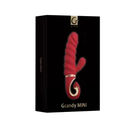 Gvibe Gcandy Mini - Витой вибратор с клиторальным стимулятором, 19х3.5 см