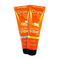 Изображение Orgie, Португалия Гель с эффектом вибрации Orgie Lube Tube Vibe Medium Pina Colada, 100 мл