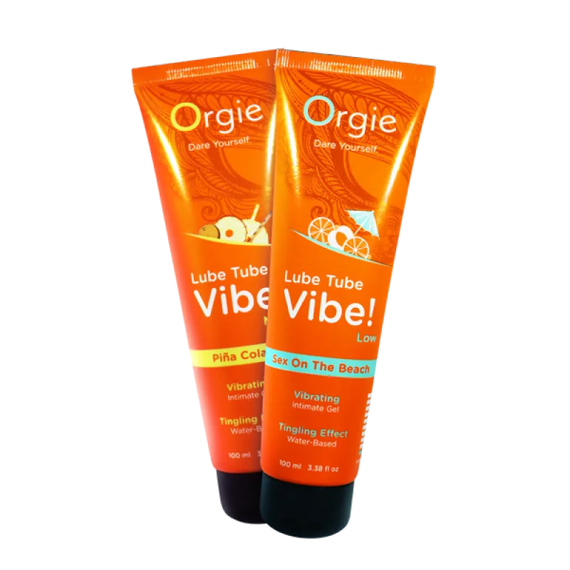 Фото Orgie, Португалия Гель с эффектом вибрации Orgie Lube Tube Vibe Low Sex On The Beach, 100 мл