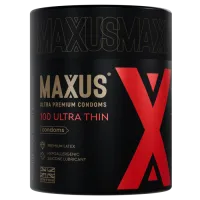 Изображение Ganzo, Великобритания Презервативы MAXUS Ultra Thin с кейсом, ультратонкие X-Edition, 100 шт