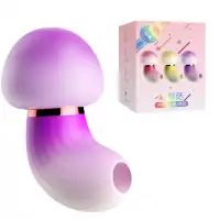 Адам и Ева Вакуумно-волновый стимулятор клитора с язычком и вибрацией Fungus Violet gradient