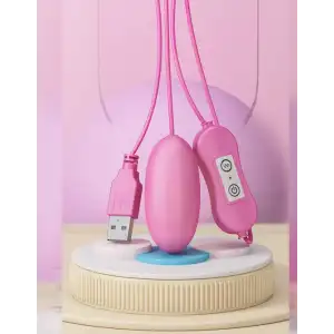 Одиночное виброяйцо на проводе Sing Egg-Pink 