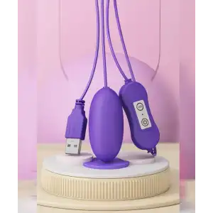 Одиночное виброяйцо на проводе Sing Egg-Purple