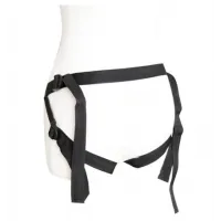 Фото KISSEXPO Черные трусики для страпона на ремнях