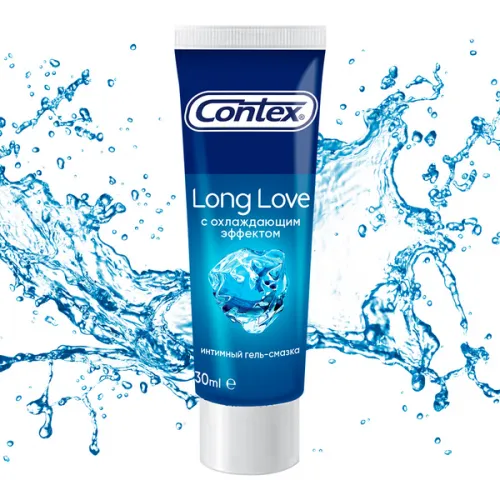 Изображение Contex, Россия Гель-смазка Contex Long Love с охлаждающим эффектом 30 мл
