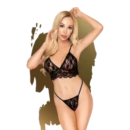 Комплект Penthouse Double spice, черный, S/M