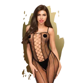 Костюм-сетка Penthouse Drop-dead tasty, черная, XL