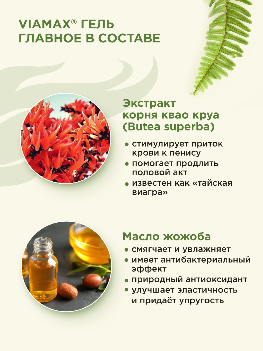 Фото Viamax, Швеция Гель для усиления эрекции и увеличения объема пениса Maximum Gel, 50 мл - Viamax