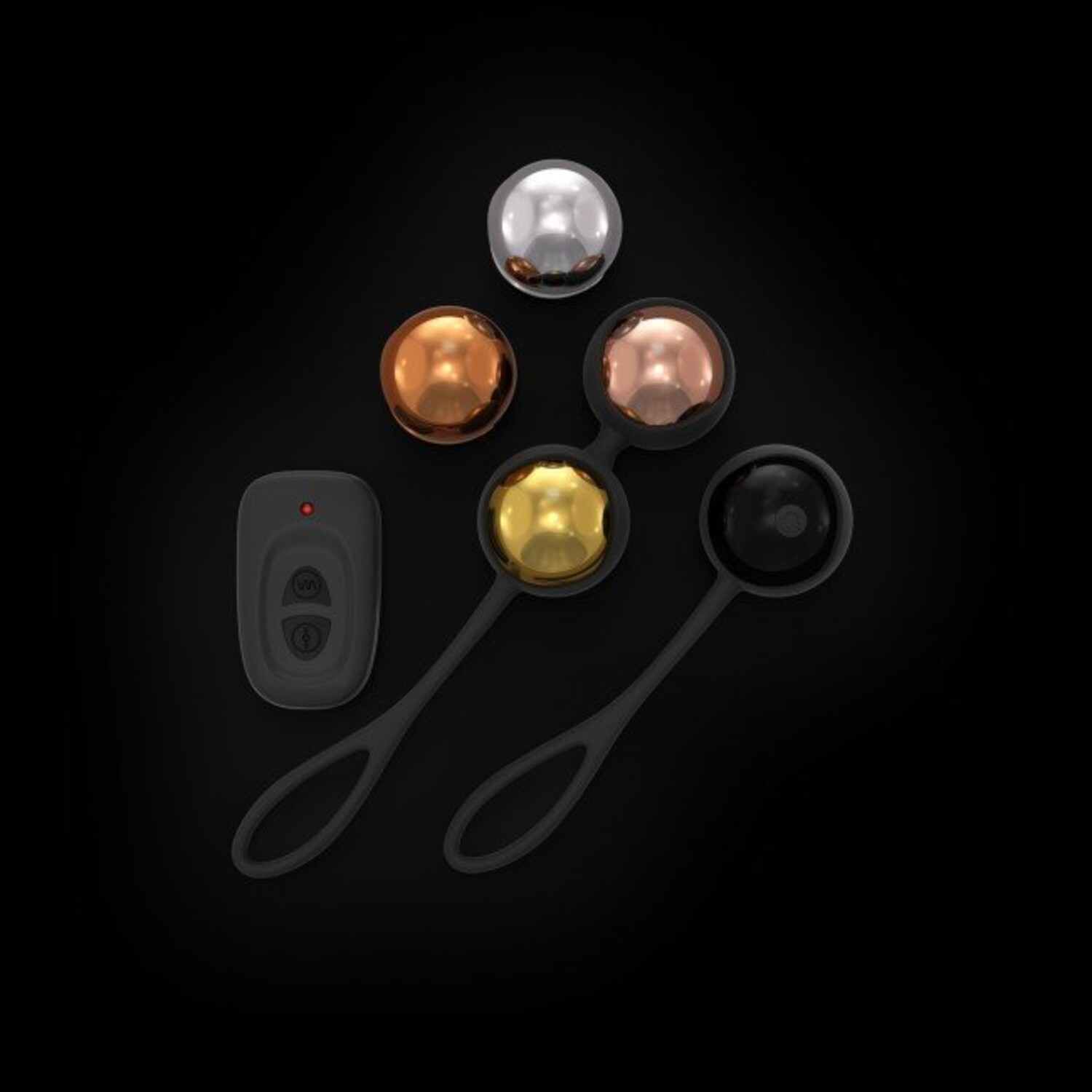 Фото Dorcel Набор вагинальных шариков TRAINING BALLS Dorcel со смещенным центром тяжести и вибрацией