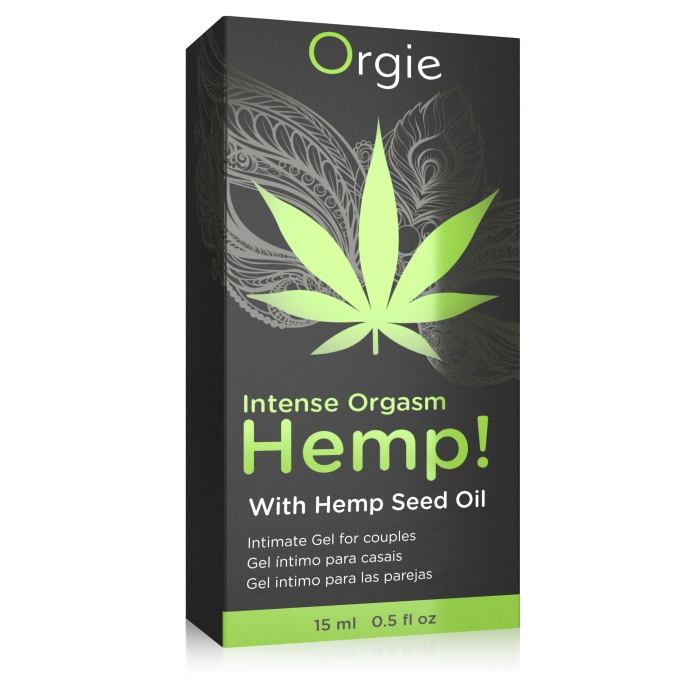 Orgie, Португалия Жидкий вибратор, возбуждающий гель Orgie Hemp! Intense Orgasm, 15 мл — купить в Минске Изображение Orgie, Португалия Жидкий вибратор, возбуждающий гель Orgie Hemp! Intense Orgasm, 15 мл