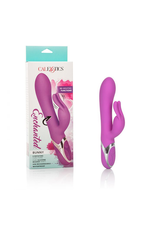 California Exotic Novelties, США Перезарежаемый силиконовый вибромассажер кролик Enchanted Bunny с функцией «ротации» — купить в Минске Фото California Exotic Novelties, США Перезарежаемый силиконовый вибромассажер кролик Enchanted Bunny с функцией «ротации»