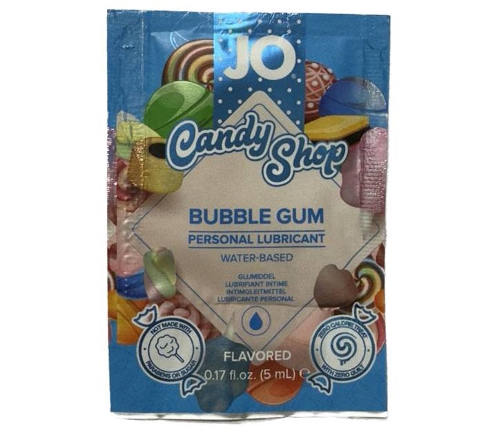 Изображение System JO, США Пробник лубриканта JO H2O Candy Shop - Bubblegum 5 ml - 1шт