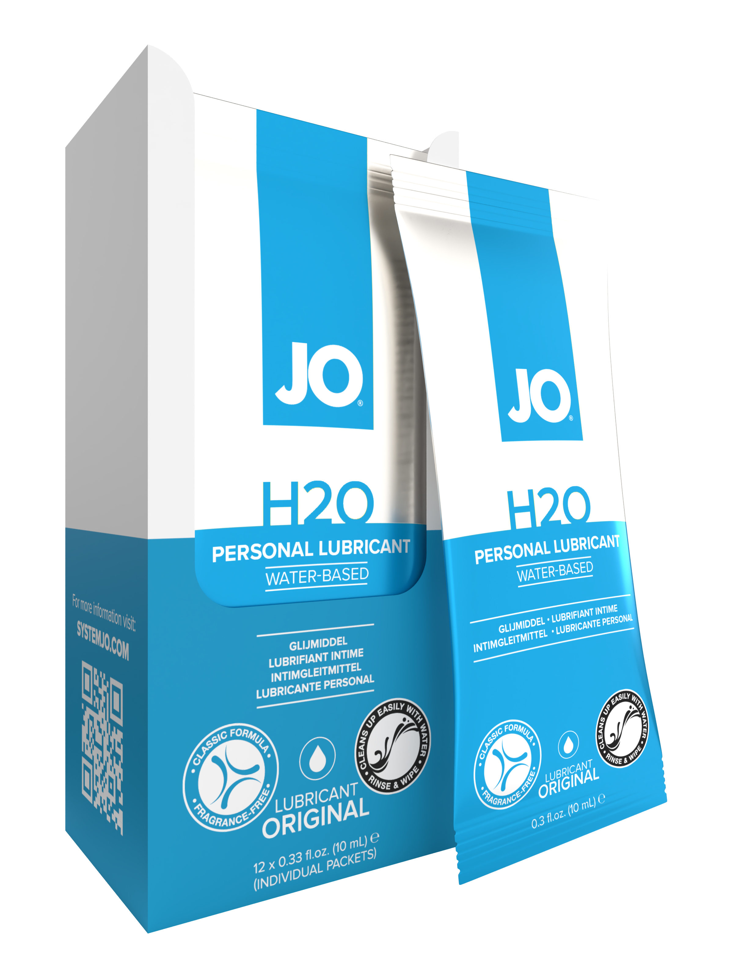 Изображение System JO, США Пробник классического лубриканта на водной основе / JO H2O (10 мл*1 штука)