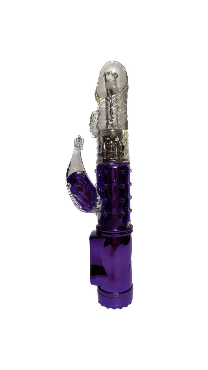 Фото Ningbo Jiuai Adult Products Co., Ltd., Китай Вибратор с клиторальным стимулятором Fanala, фиолетовый