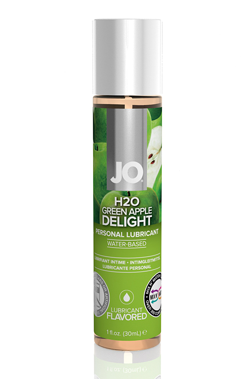 System JO, США Вкусовой лубрикант Зеленое яблоко / JO Flavored Green Apple H2O 1oz - 30 мл. — купить в Минске Изображение System JO, США Вкусовой лубрикант Зеленое яблоко / JO Flavored Green Apple H2O 1oz - 30 мл.
