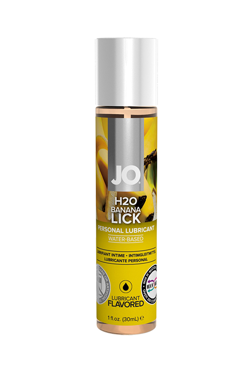 Изображение System JO, США Вкусовой лубрикант Банан / JO Flavored Banana Lick 1oz - 30 мл.