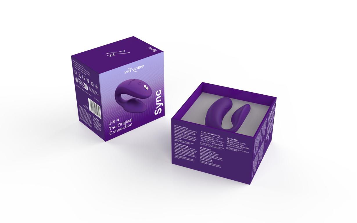Фото We-Vibe, Канада Вибромассажер для пар We-Vibe Sync 2 NEW Purple