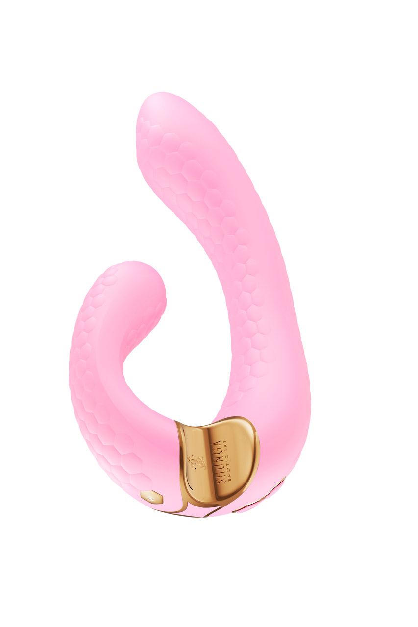 Изображение Shunga toys, Канада Shunga MIYO Гибкий вибростимулятор для клитора и зоны G с двумя моторами розового цвета