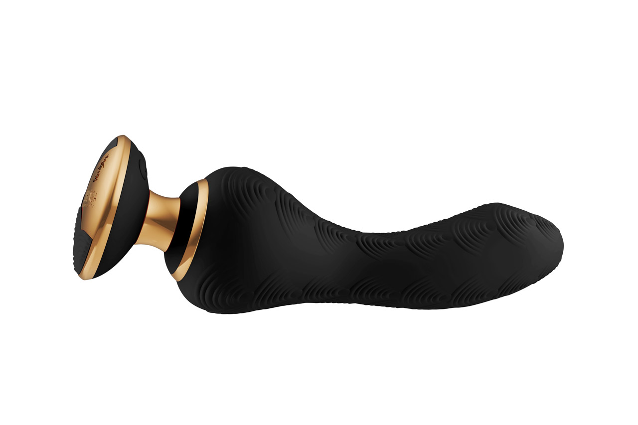 Изображение Shunga toys, Канада Shunga SANYA Гибкий эргономичный вибростимулятор черного цвета