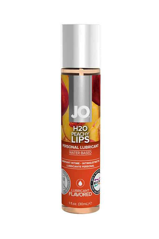 Фото System JO, США Вкусовой лубрикант Сочный персик / JO Flavored Peachy Lips 1oz - 30 мл.
