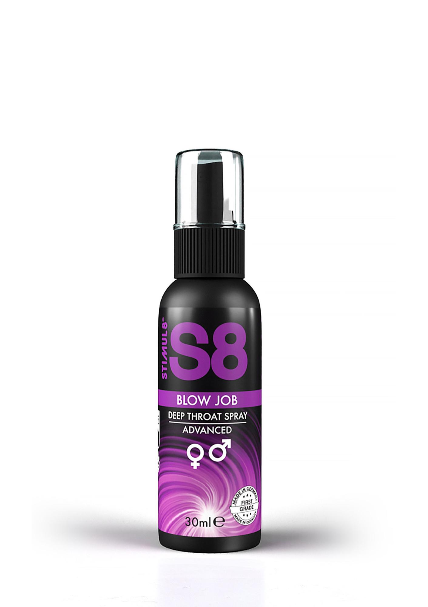 STIMUL8, Германия S8 Deep Throat Spray - Оральный лубрикант со вкусом мяты, 30 мл — купить в Минске Фото STIMUL8, Германия S8 Deep Throat Spray - Оральный лубрикант со вкусом мяты, 30 мл