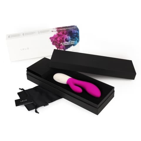 Изображение Lelo, Швеция Lelo Ina Wave Cerise Original - люкс вибратор-кролик с движущейся головкой (Pink)