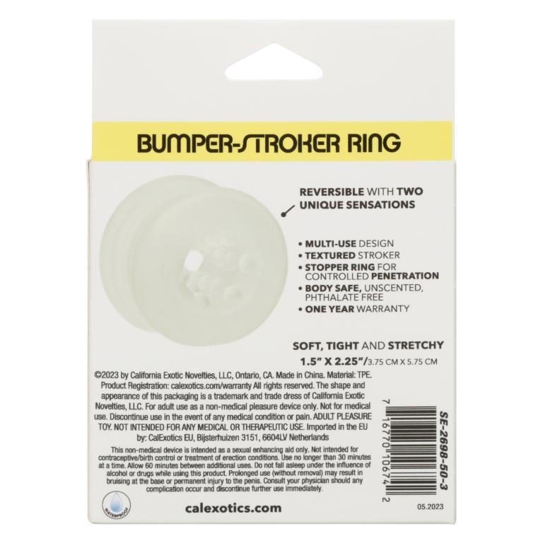 Фото California Exotic Novelties, США Кольцо- бампер на пенис из эластомера BOUNDLESS BUMPER-STROKER RING