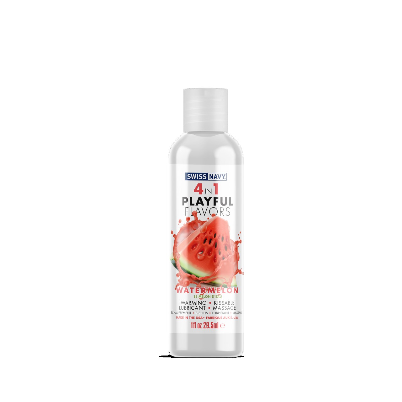 Изображение Swiss Navy, США Swiss Navy Массажный гель для тела Playful flavors 4 в 1, Арбуз, 29,5 мл