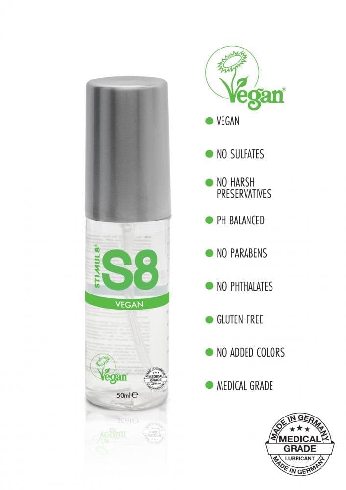 Фото STIMUL8, Германия Веганская смазка на водной основе S8 WB Vegan Lube 50 мл