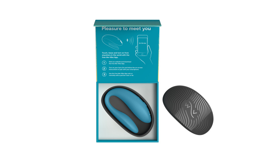 Изображение We-Vibe, Канада Смарт-вибратор для пар We-Vibe Sync Go бирюзовый