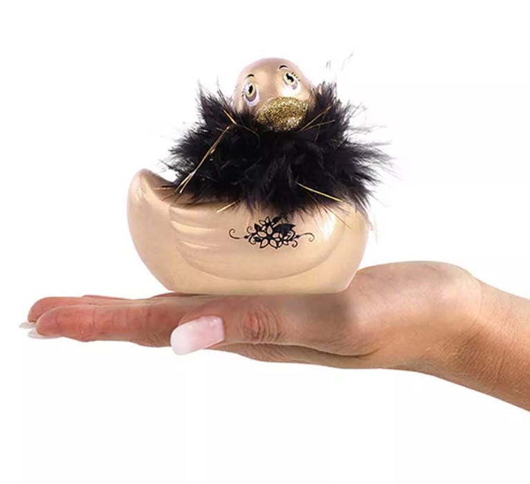 Изображение BIG TEAZE TOYS, США Вибратор-уточка Big Teaze Toys I Rub My Duckie 2.0, золотистый