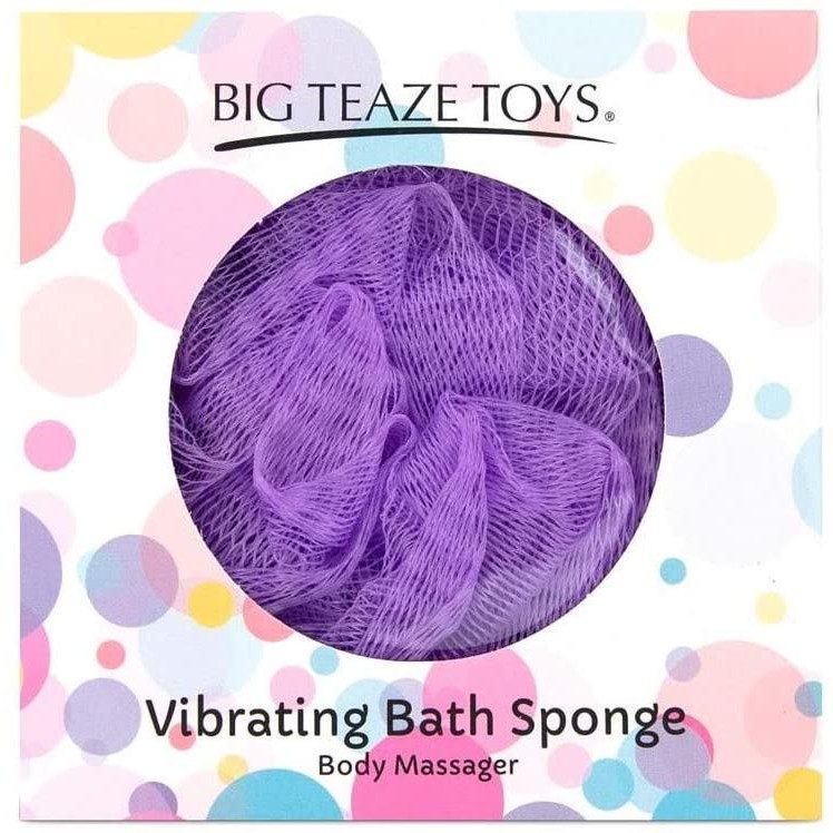 Изображение BIG TEAZE TOYS, США Губка для ванны с вибропулей Big Teaze Toys Bath Sponge Vibrating, фиолетовая