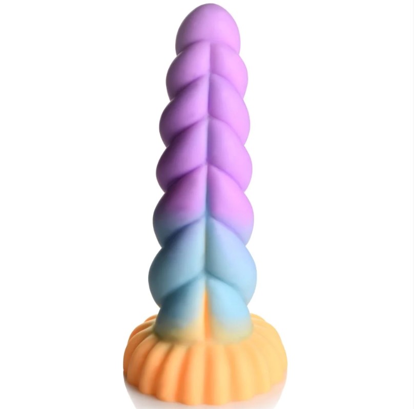 Creature Cocks Mystique Silicone Unicorn Dildo - фантазийный фаллоимитатор, 21х6 см — купить в Минске Изображение Creature Cocks Mystique Silicone Unicorn Dildo - фантазийный фаллоимитатор, 21х6 см