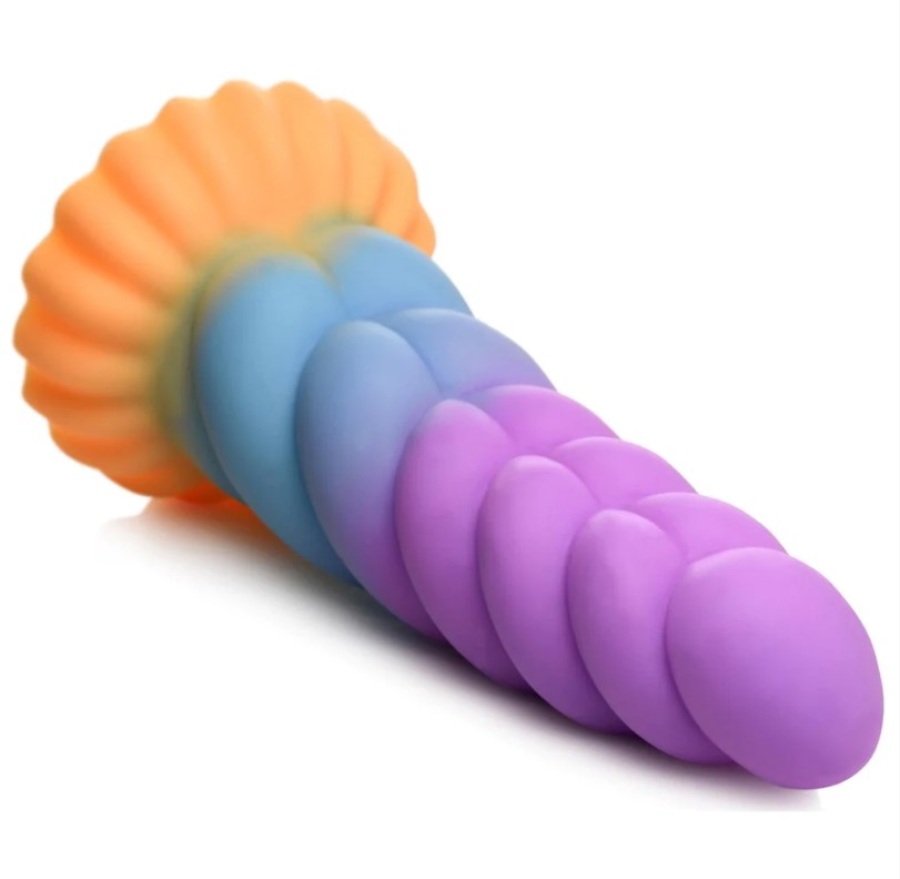 Creature Cocks Mystique Silicone Unicorn Dildo - фантазийный фаллоимитатор, 21х6 см — купить в Минске Изображение Creature Cocks Mystique Silicone Unicorn Dildo - фантазийный фаллоимитатор, 21х6 см