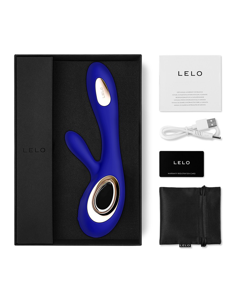 Lelo, Швеция Lelo Soraya Wave - вибратор-кролик с движущимся вагинальным кончиком — купить в Минске Фото Lelo, Швеция Lelo Soraya Wave - вибратор-кролик с движущимся вагинальным кончиком